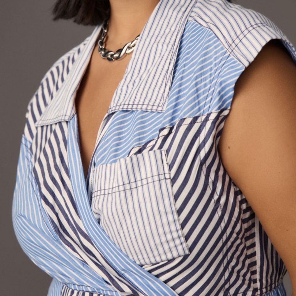 Patchwork Midi Dress - image 4